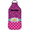 Sparkle & Dots Sanitizer Holder Keychain - Large (Front)