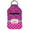 Sparkle & Dots Sanitizer Holder Keychain - Small (Front Flat)