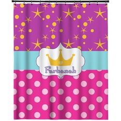 Sparkle & Dots Extra Long Shower Curtain - 70"x84" (Personalized)