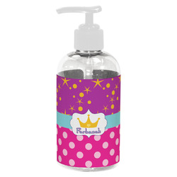 Sparkle & Dots Plastic Soap / Lotion Dispenser (8 oz - Small - White) (Personalized)