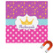 Sparkle & Dots Square Car Magnet