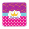 Sparkle & Dots Square Fridge Magnet - FRONT