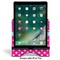 Sparkle & Dots Stylized Tablet Stand - Front with ipad