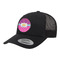 Sparkle & Dots Trucker Hat - Black (Personalized)