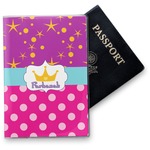 Sparkle & Dots Vinyl Passport Holder (Personalized)