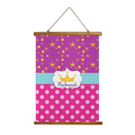 Sparkle & Dots Wall Hanging Tapestry - Tall (Personalized)