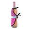 Sparkle & Dots Wine Bottle Apron - DETAIL WITH CLIP ON NECK