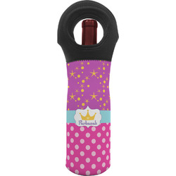 Sparkle & Dots Wine Tote Bag w/ Name or Text