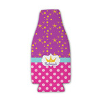 Sparkle & Dots Zipper Bottle Cooler (Personalized)