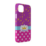 Sparkle & Dots iPhone Case - Plastic - iPhone 14 Pro (Personalized)