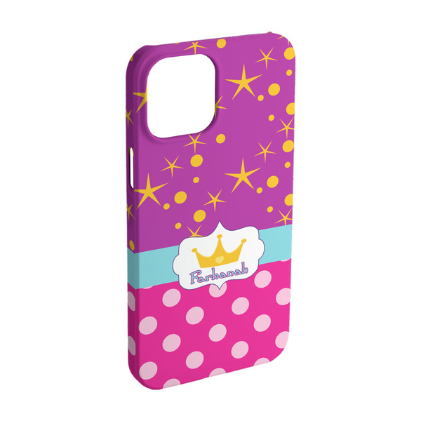 Custom Sparkle & Dots iPhone Case - Plastic - iPhone 15 (Personalized)