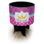 Sparkle & Dots Black Beach Spiker Drink Holder (Personalized)