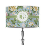 Vintage Floral 12" Drum Lamp Shade - Poly-film (Personalized)