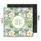 Vintage Floral 12x12 Wood Print - Front & Back View