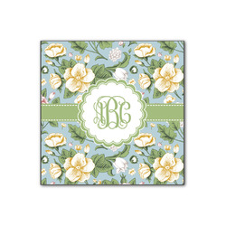 Vintage Floral Wood Print - 12x12 (Personalized)