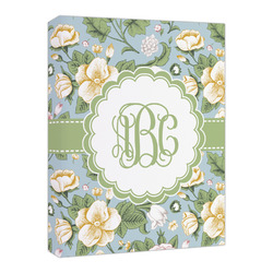 Vintage Floral Canvas Print - 16x20 (Personalized)