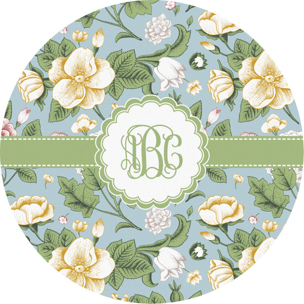 Custom Vintage Floral Multipurpose Round Labels - 2" (Personalized)