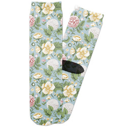 Vintage Floral Adult Crew Socks