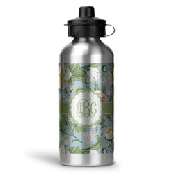 Vintage Floral Water Bottle - Aluminum - 20 oz (Personalized)