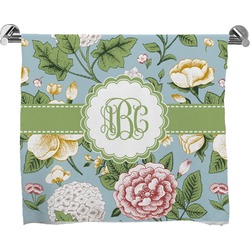 Vintage Floral Bath Towel (Personalized)