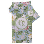 Vintage Floral Bath Towel Set - 3 Pcs (Personalized)