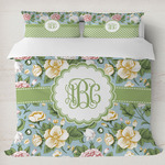 Vintage Floral Duvet Cover Set - King (Personalized)