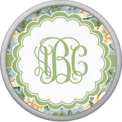Vintage Floral Cabinet Knob (Silver) (Personalized)
