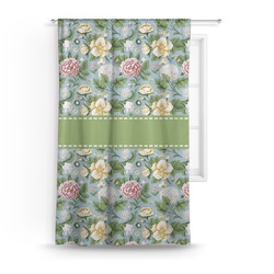 Vintage Floral Curtain - 50"x84" Panel