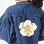 Vintage Floral Large Custom Shape Patch - 2XL