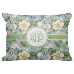 Vintage Floral Decorative Baby Pillowcase - 16"x12" (Personalized)