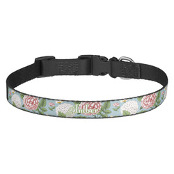 Vintage Floral Dog Collar (Personalized)