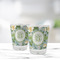 Vintage Floral Glass Shot Glass - Standard - LIFESTYLE