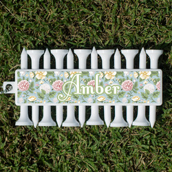 Vintage Floral Golf Tees & Ball Markers Set (Personalized)