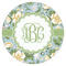 Vintage Floral Icing Circle - Small - Single