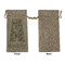 Vintage Floral Large Burlap Gift Bags - Front Approval