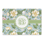 Vintage Floral Large Rectangle Car Magnet (Personalized)