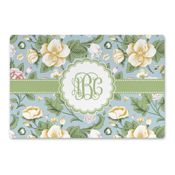 Custom Vintage Floral Large Rectangle Car Magnet (Personalized)