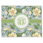 Vintage Floral Single-Sided Linen Placemat - Single w/ Monogram