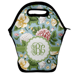 Vintage Floral Lunch Bag w/ Monogram