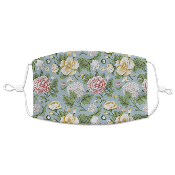 Custom Vintage Floral Adult Cloth Face Mask - XLarge