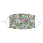 Vintage Floral Adult Cloth Face Mask