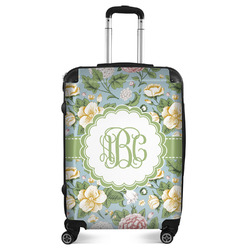 Vintage Floral Suitcase - 24" Medium - Checked (Personalized)