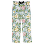 Vintage Floral Mens Pajama Pants - 2XL