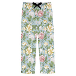Vintage Floral Mens Pajama Pants - M