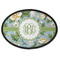 Vintage Floral Oval Patch