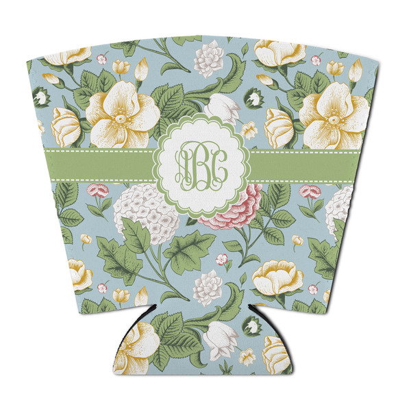 Custom Vintage Floral Party Cup Sleeve - with Bottom (Personalized)