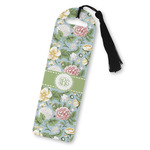 Vintage Floral Plastic Bookmark (Personalized)