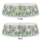 Vintage Floral Plastic Pet Bowls - Large - APPROVAL