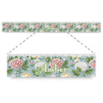 Vintage Floral Plastic Ruler - 12" (Personalized)