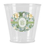 Vintage Floral Plastic Shot Glass (Personalized)